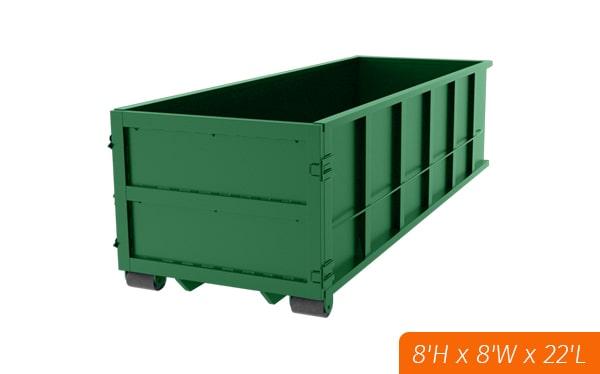 delivery times may vary depending on the availability of forty yard dumpsters in your area and the specific service provider